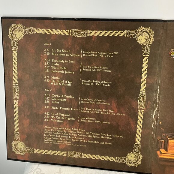 The Worst Of Jefferson Airplane Vinyl Record Album 1970 Gatefold RCA Victor LP - Picture 4 of 6